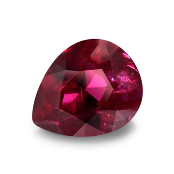 Pear Ruby CZ Loose Gemstones